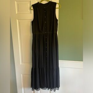 Black maxi dress